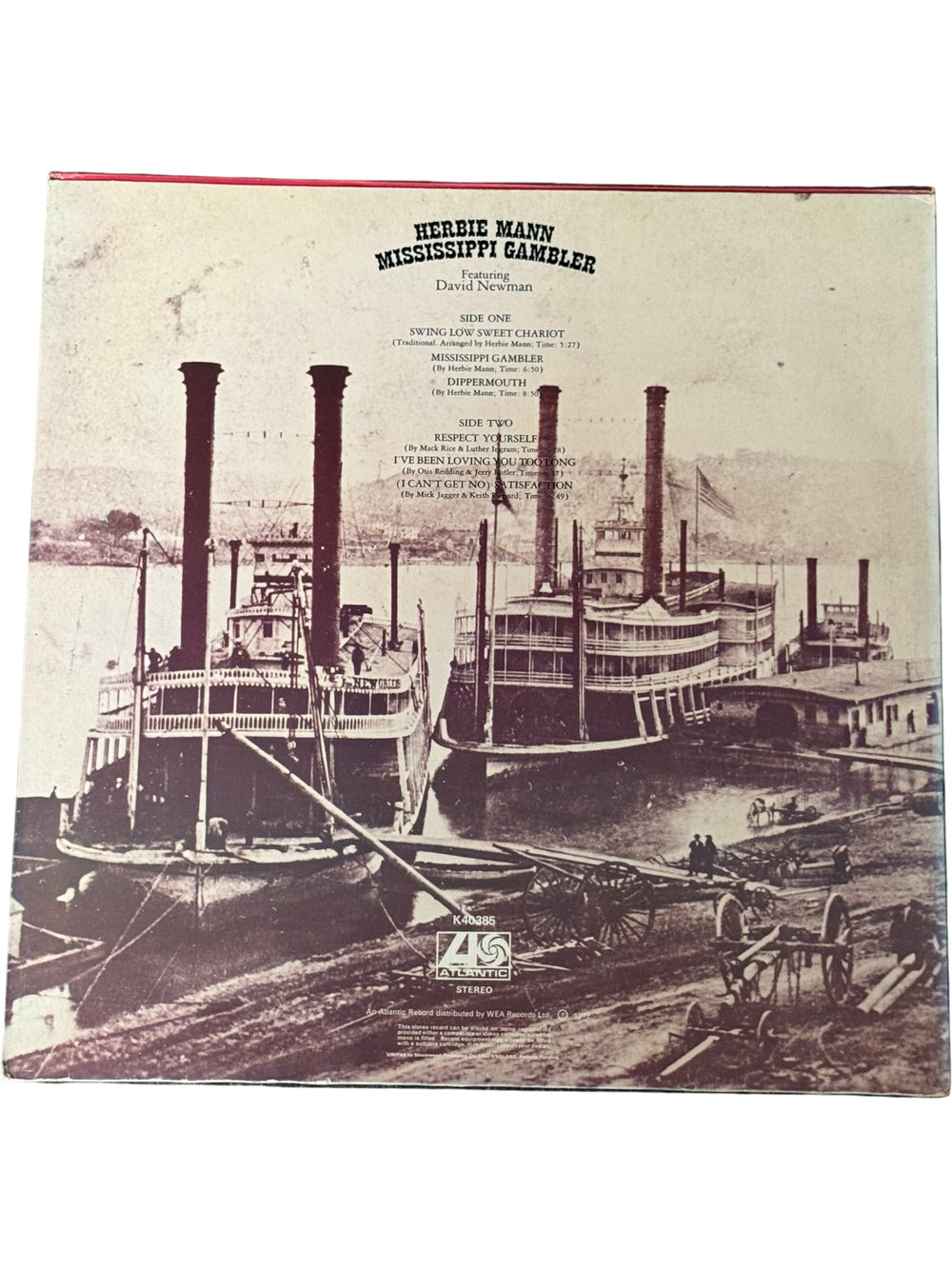 Herbie Mann Mississippi Gambler Vinyl - Think Vintage