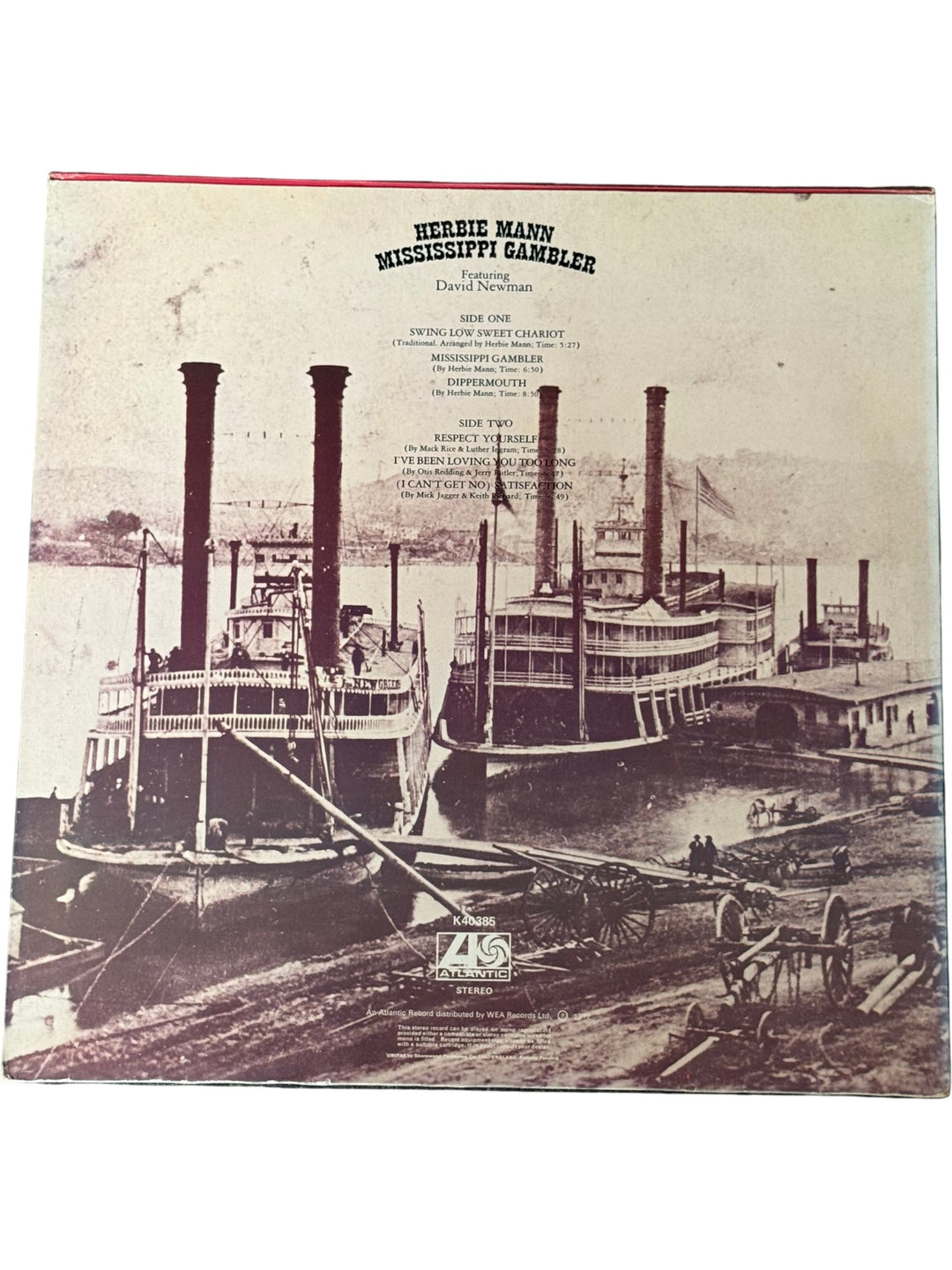 Herbie Mann Mississippi Gambler Vinyl - Think Vintage Online Ltd