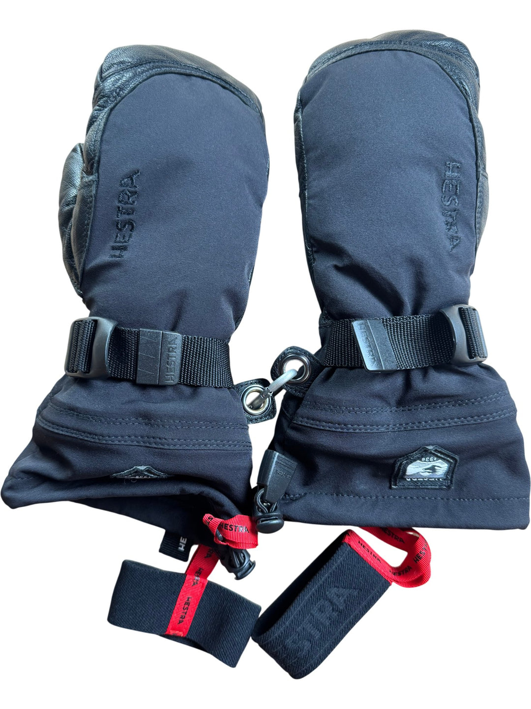 Hestra Insulated Black Mittens - S - Think Vintage ltd