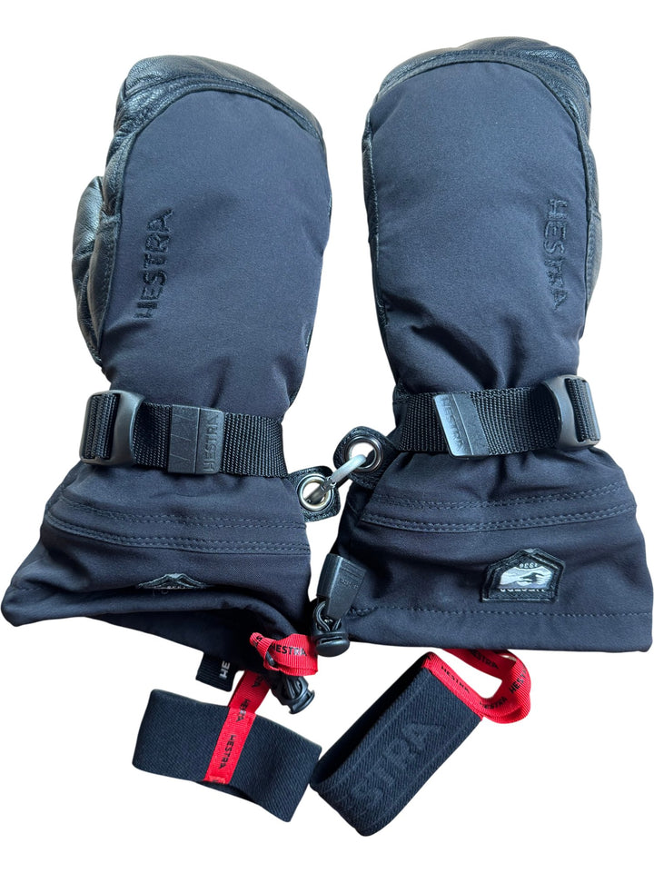 Hestra Insulated Black Mittens - S - Think Vintage ltd
