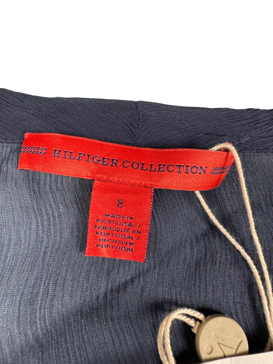 Hilfiger Collection Navy Dress - S - Think Vintage ltd