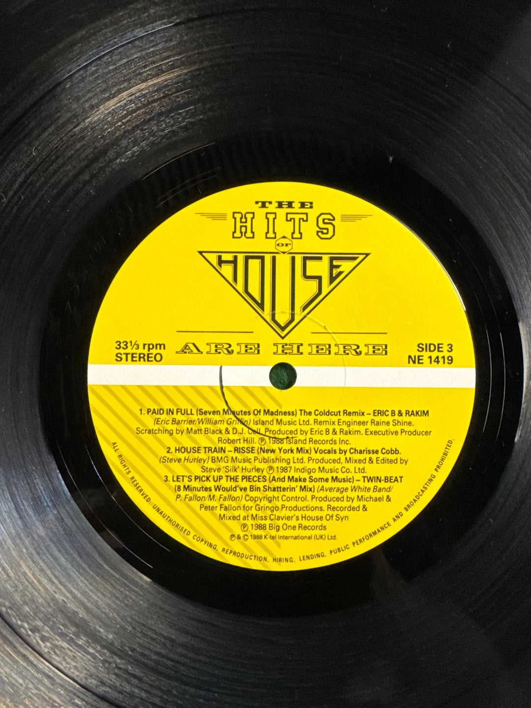 Hits Of House Vinyl Album - Think Vintage