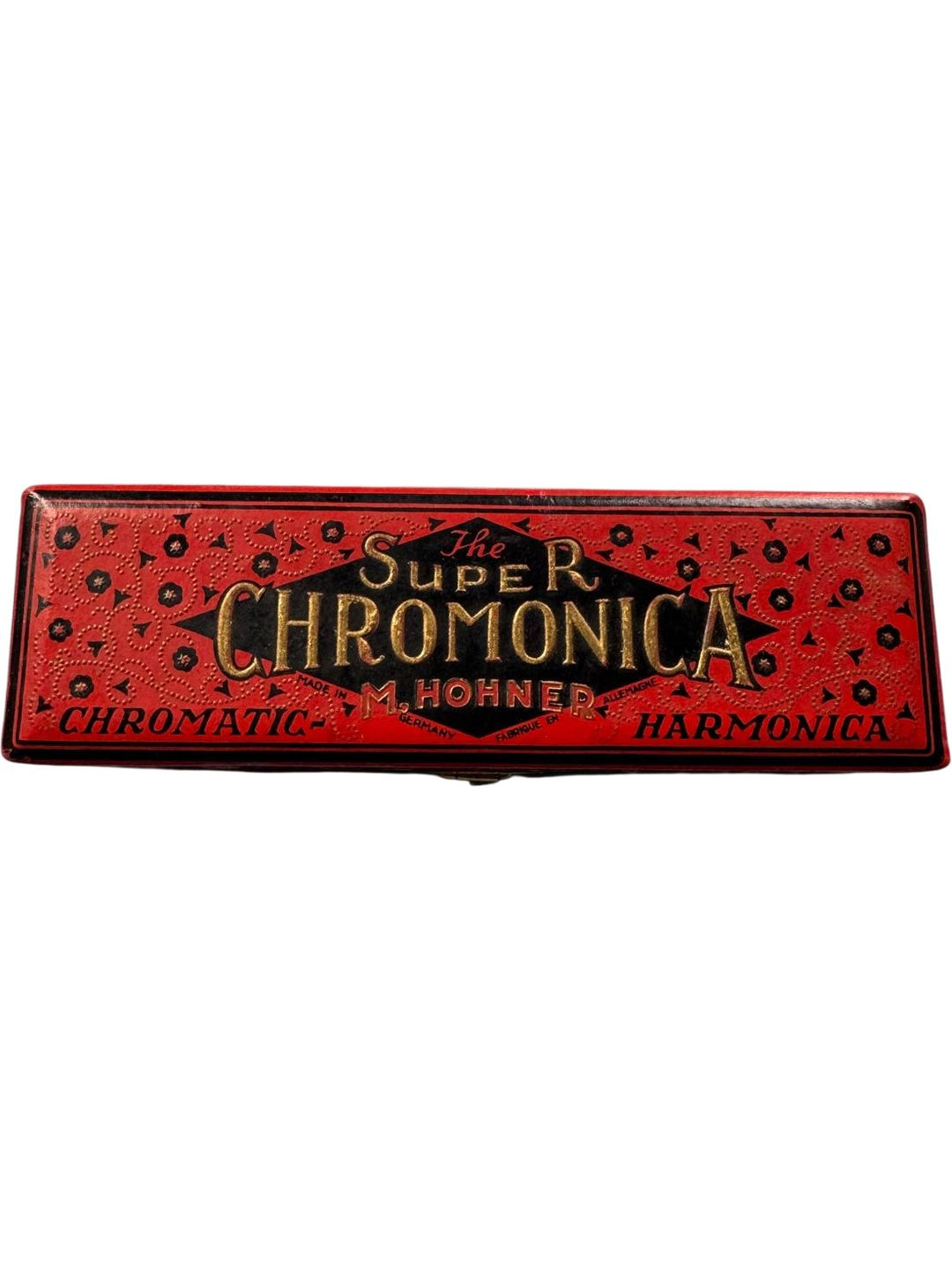 Hohner Super Chromonica Vintage Harmonica Key C Made in Germany - Think Vintage ltd