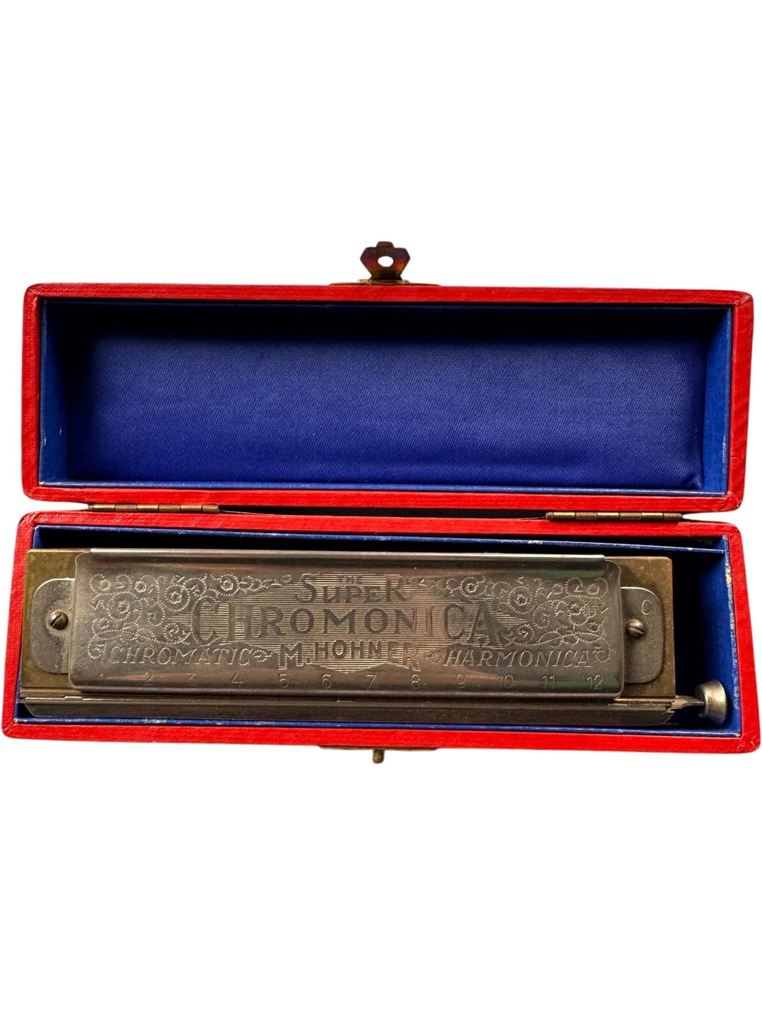 Hohner Super Chromonica Vintage Harmonica Key C Made in Germany - Think Vintage ltd