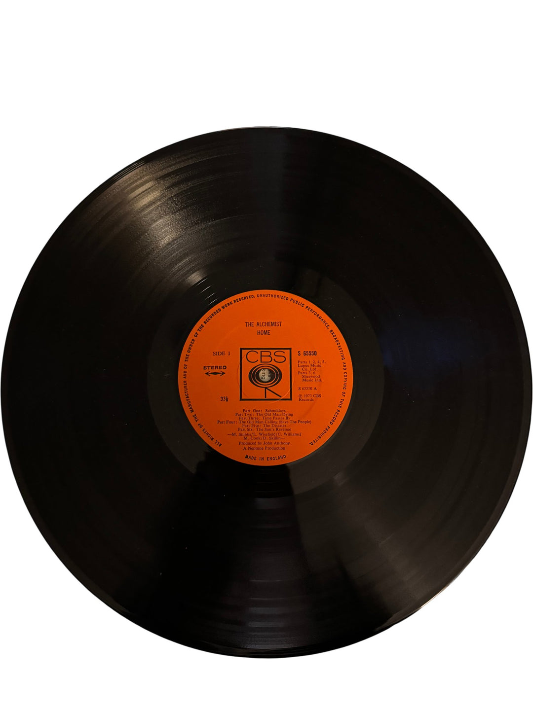 Home The Alchemist Vinyl - Good - Think Vintage ltd