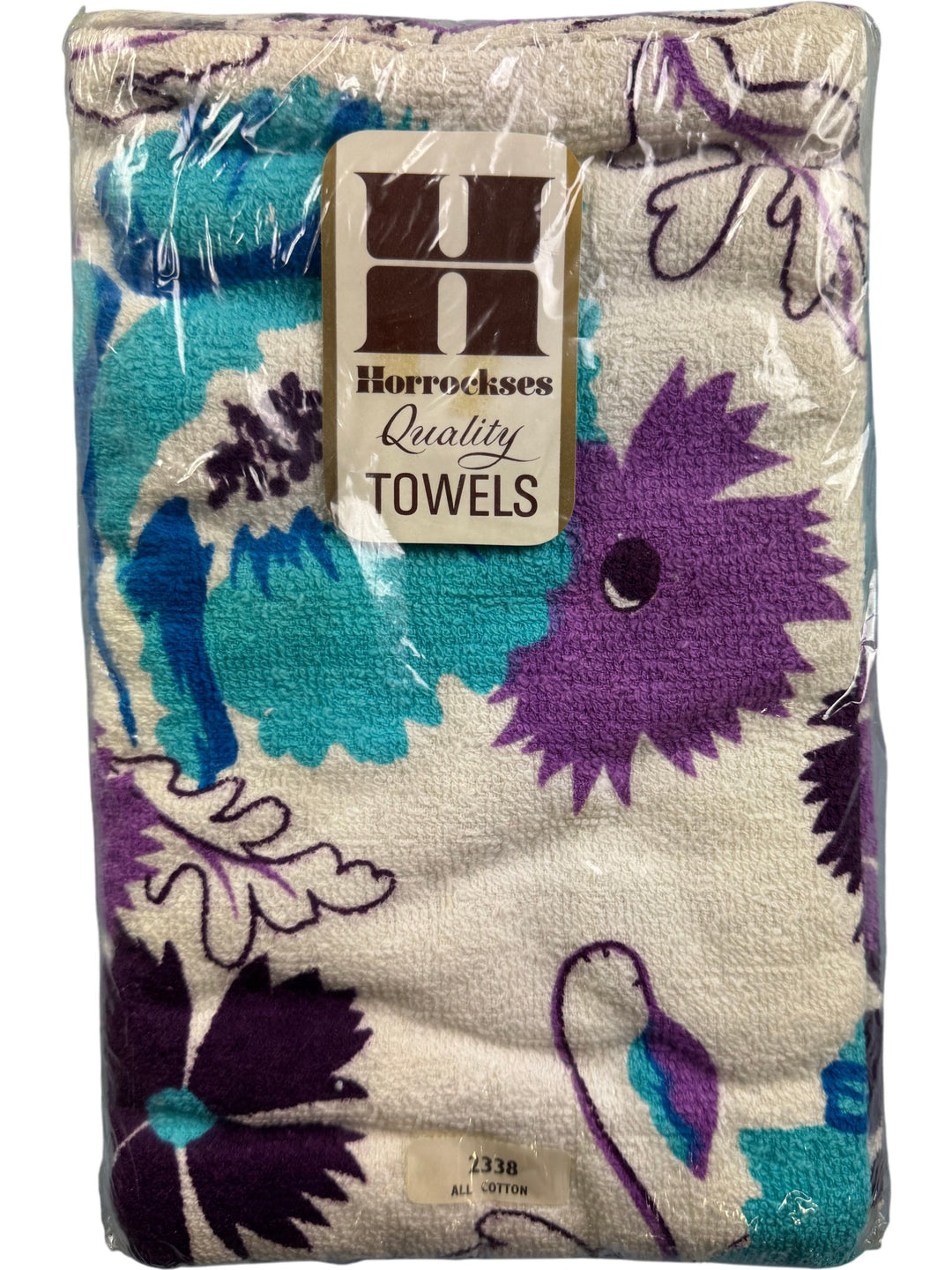 Horrockses Floral Cotton Towel - Think Vintage