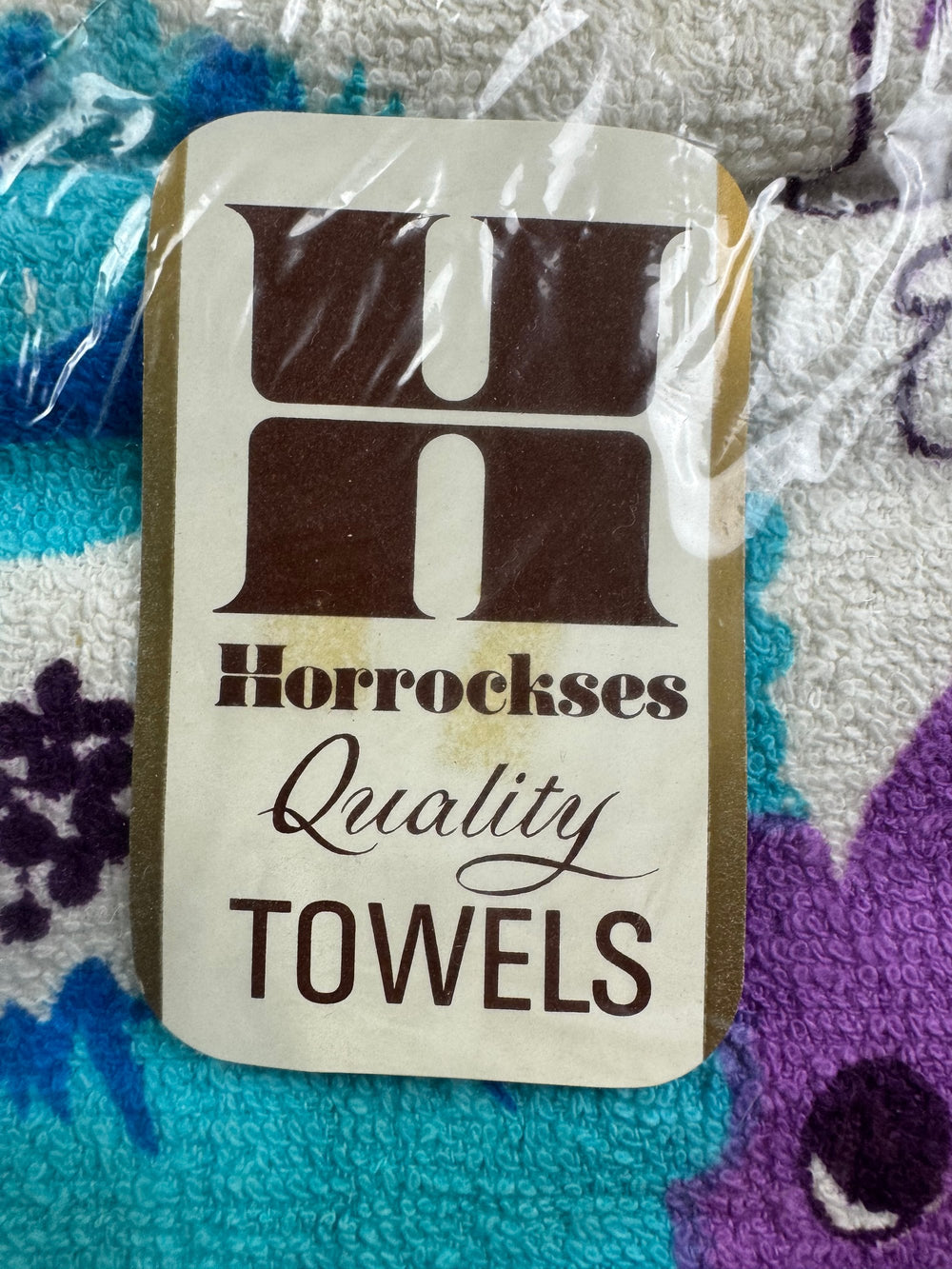 Horrockses Floral Cotton Towel - Think Vintage