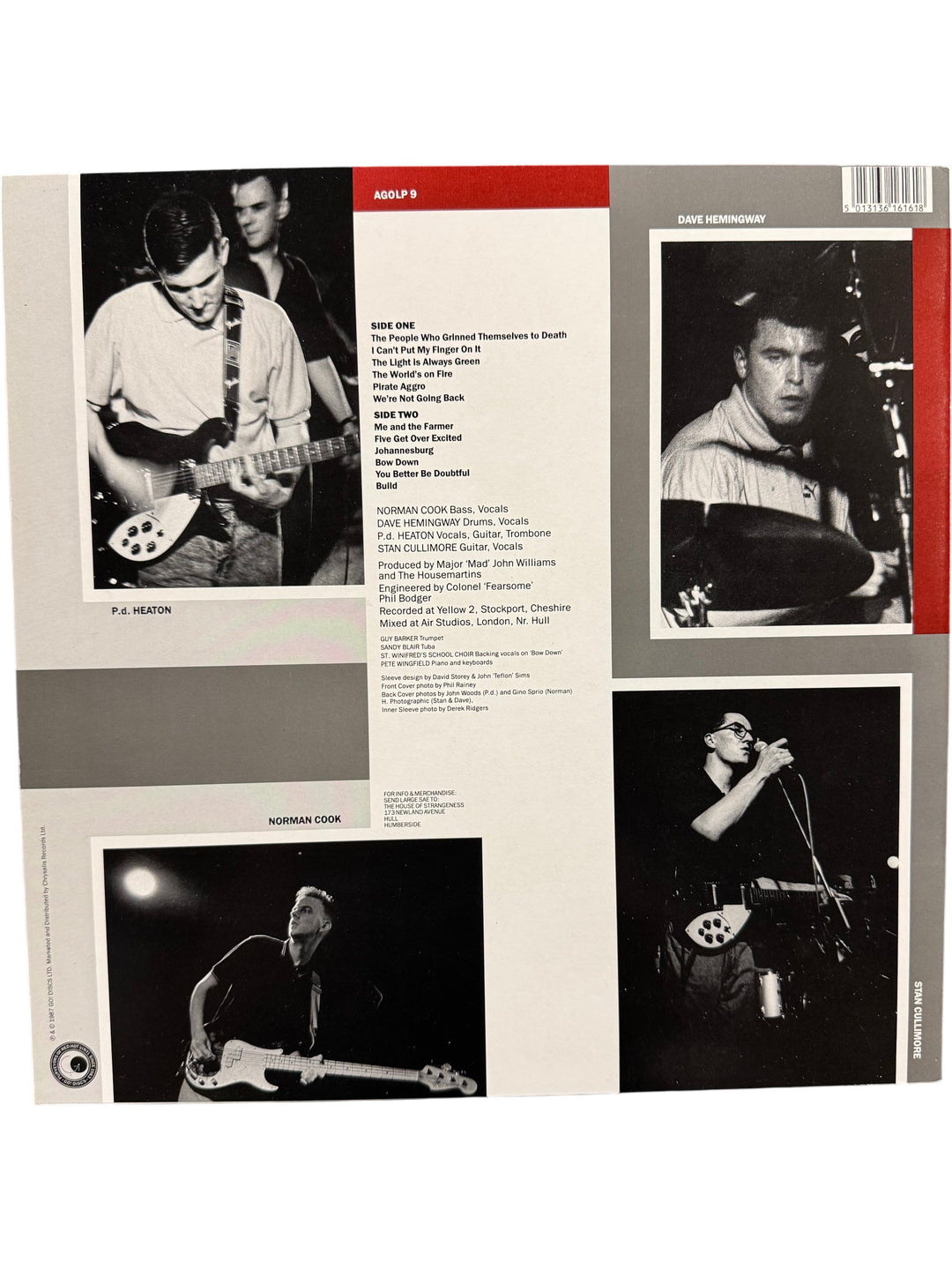 House Martins 'The People Who Grinned' Vinyl Album - Think Vintage