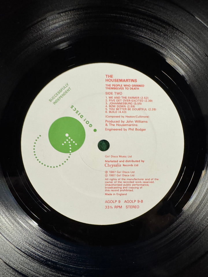 House Martins 'The People Who Grinned' Vinyl Album - Think Vintage