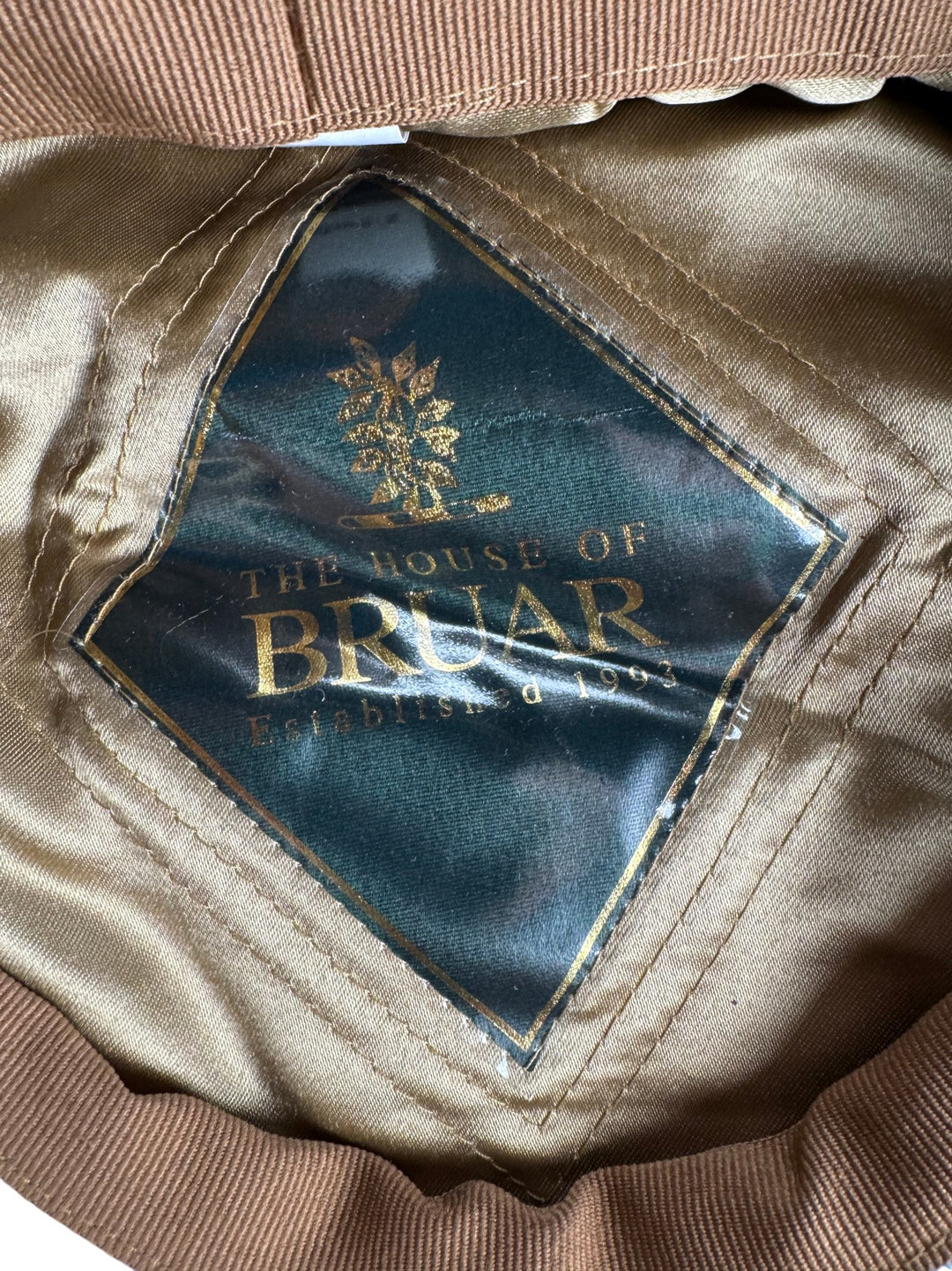 House Of Bruar Gray Checkered Flat Cap - Think Vintage ltd