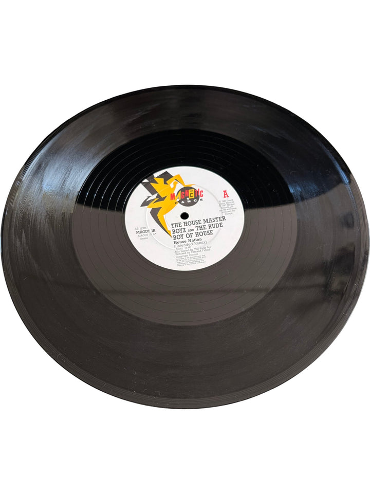 Housemaster Boyz House Nation Vinyl Record - Fair - Think Vintage ltd