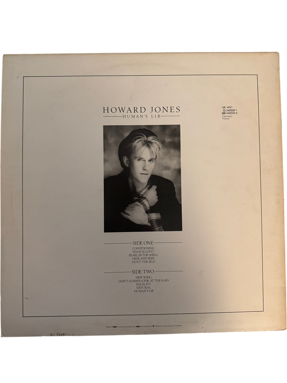 Howard Jones Human's Lib Vinyl - Good - Think Vintage ltd
