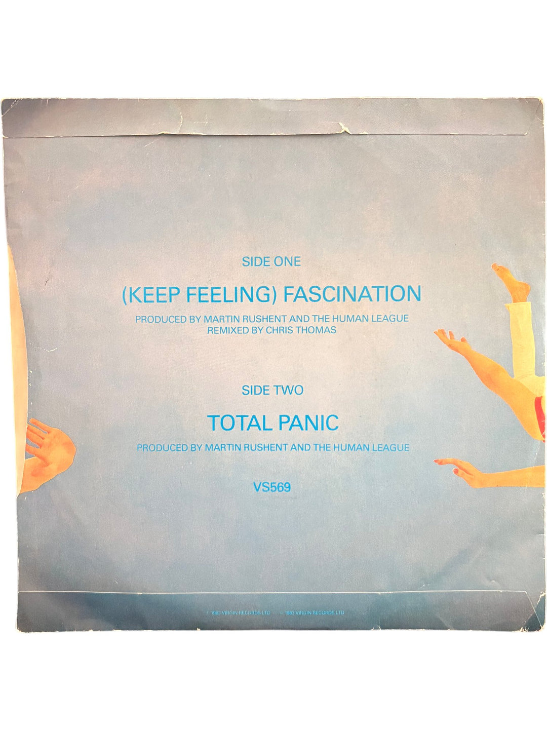 Human League 1983 Fascination Vinyl - Fair - Think Vintage ltd