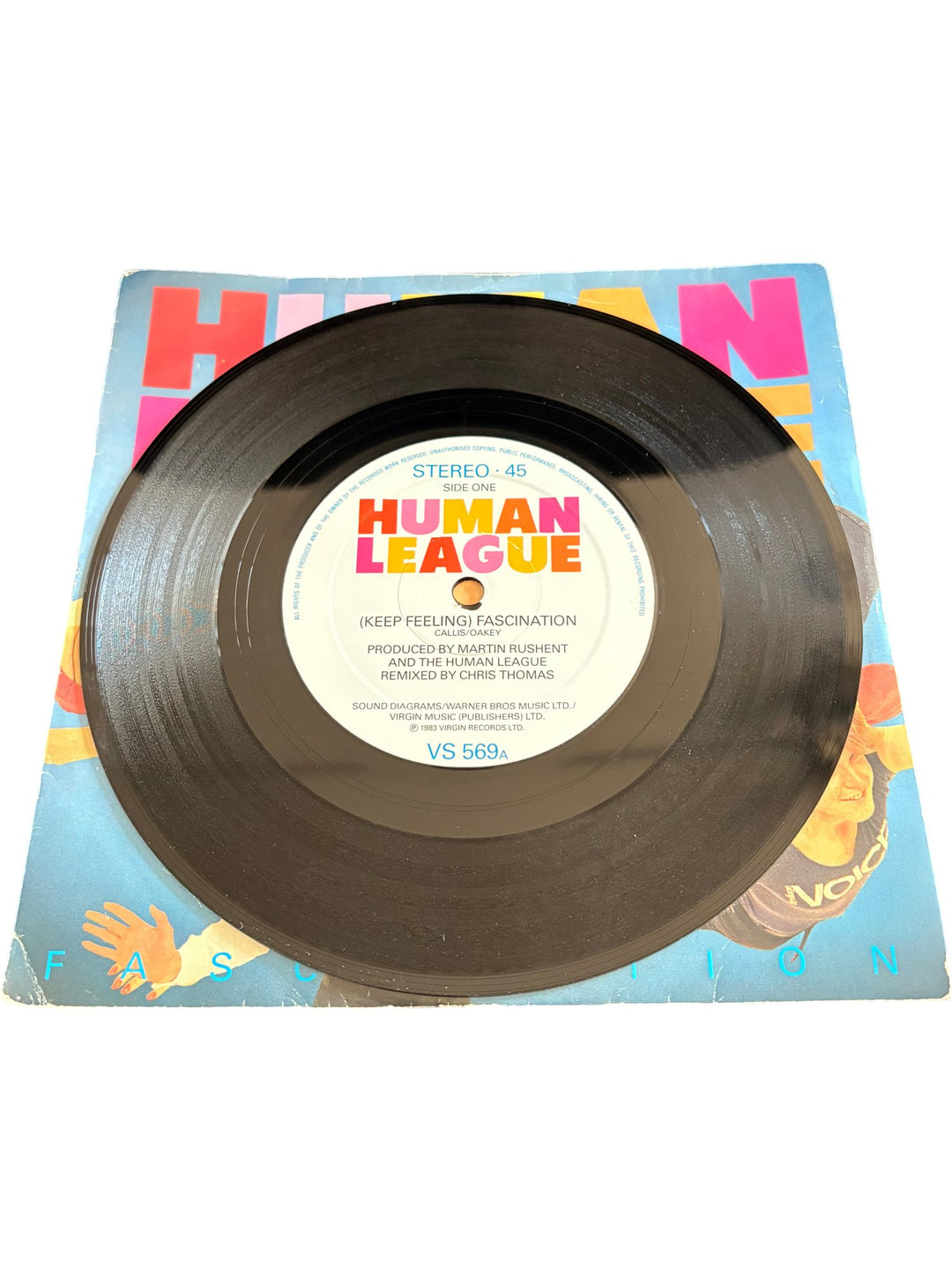 Human League 1983 Fascination Vinyl - Fair - Think Vintage ltd