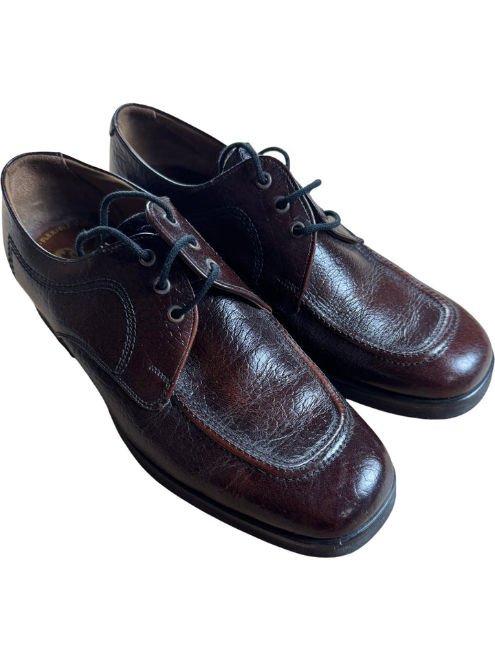 Hush Puppies Leather Lace-Up Shoes - 7.5 - Think Vintage ltd
