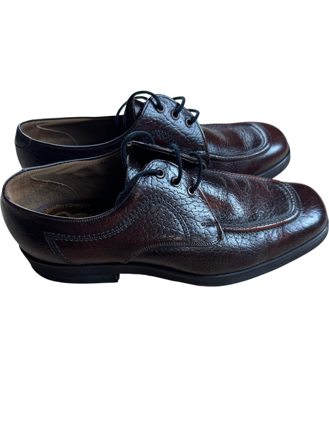 Hush Puppies Leather Lace-Up Shoes - 7.5 - Think Vintage ltd