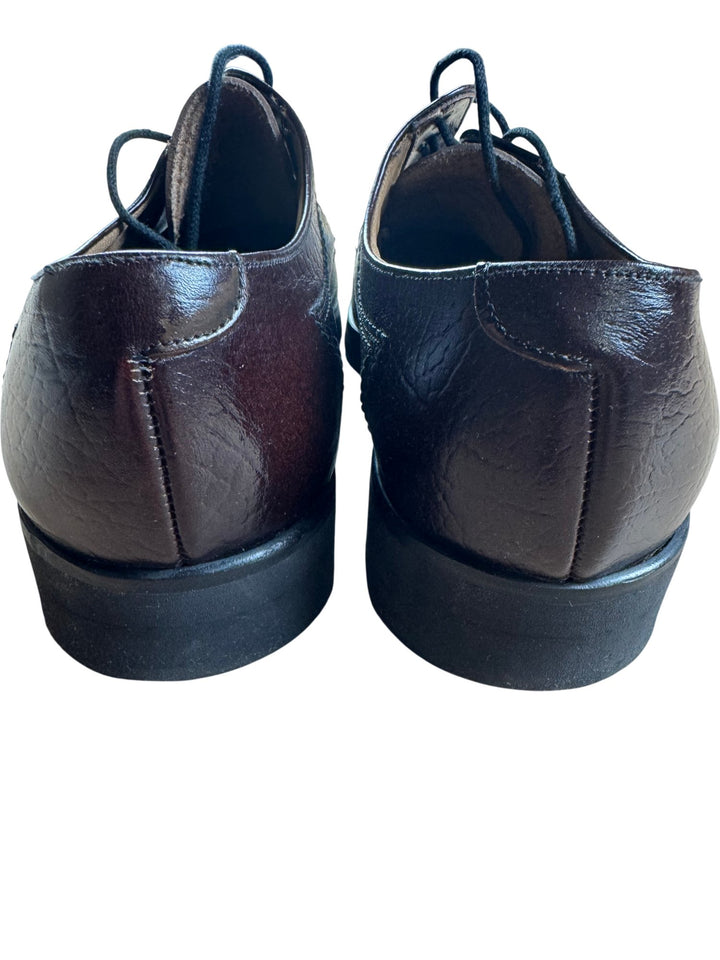 Hush Puppies Leather Lace-Up Shoes - 7.5 - Think Vintage ltd