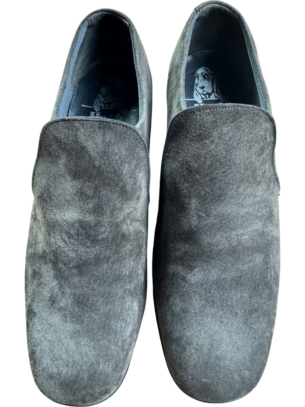 Hush Puppies Suede Slip-On Shoes - 7 - Think Vintage ltd
