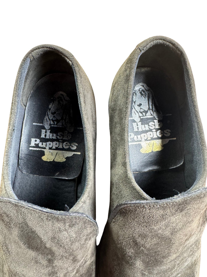 Hush Puppies Suede Slip-On Shoes - 7 - Think Vintage ltd