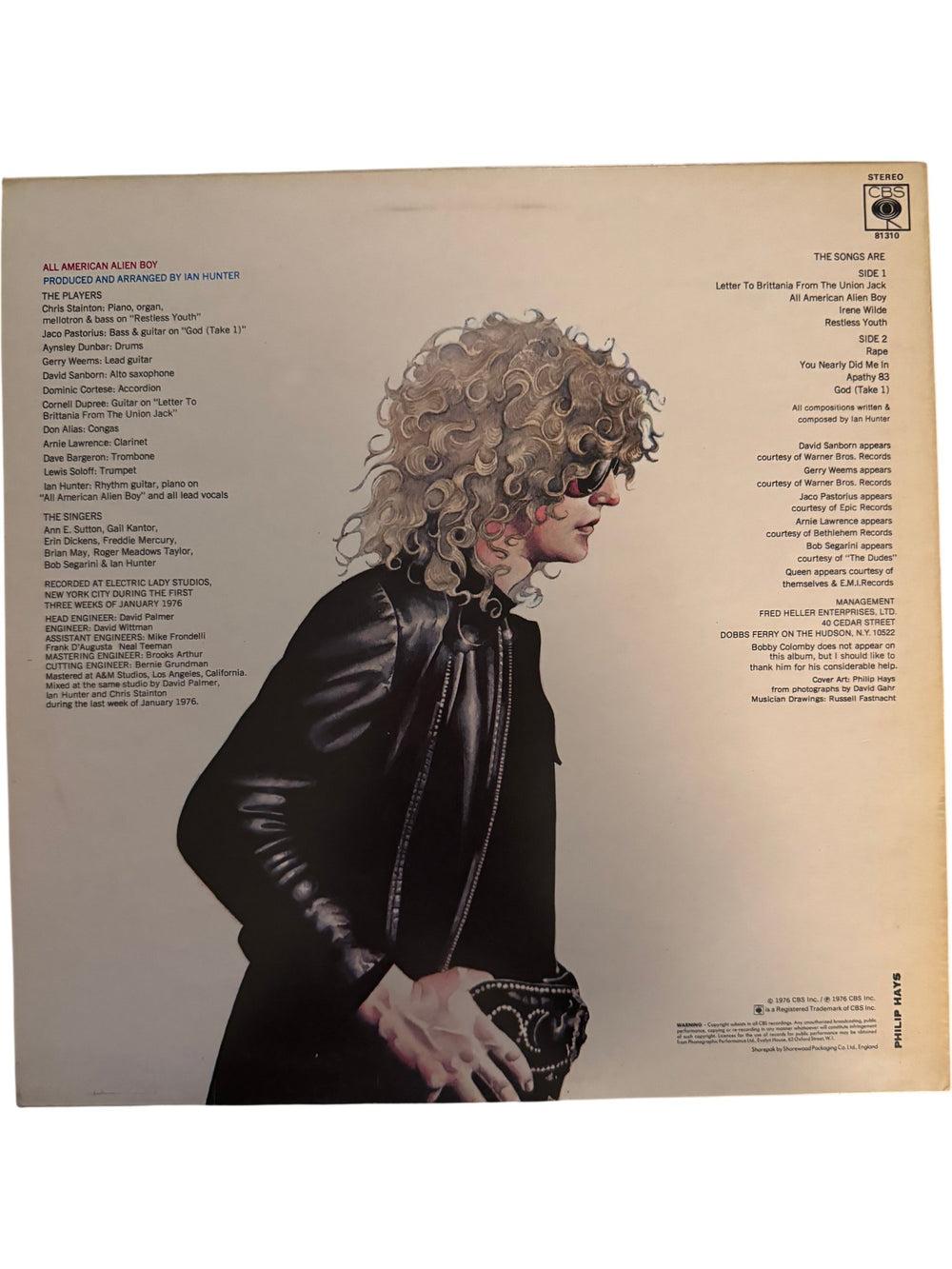 Ian Hunter All American Alien Boy Vinyl - Good - Think Vintage ltd