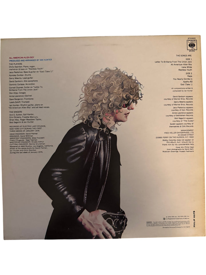 Ian Hunter All American Alien Boy Vinyl - Good - Think Vintage ltd