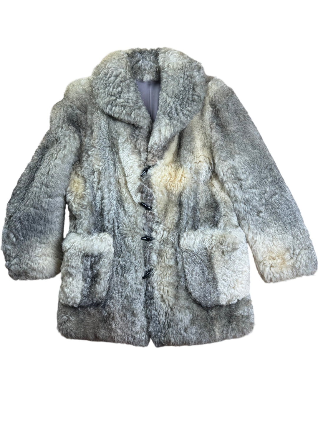Icelandic Fur Coat - M - Think Vintage ltd