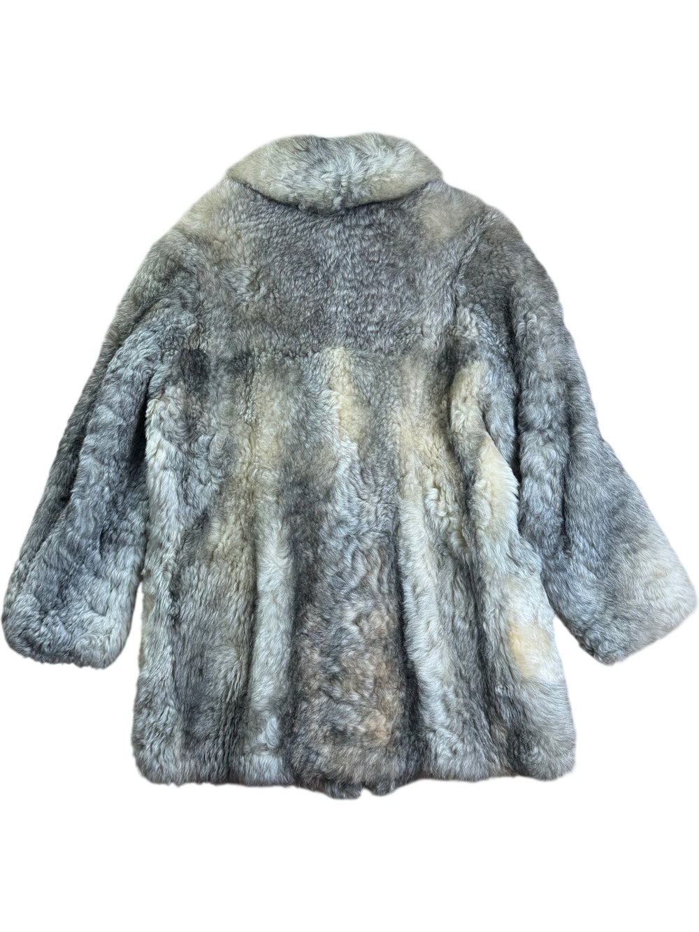 Icelandic Fur Coat - M - Think Vintage ltd