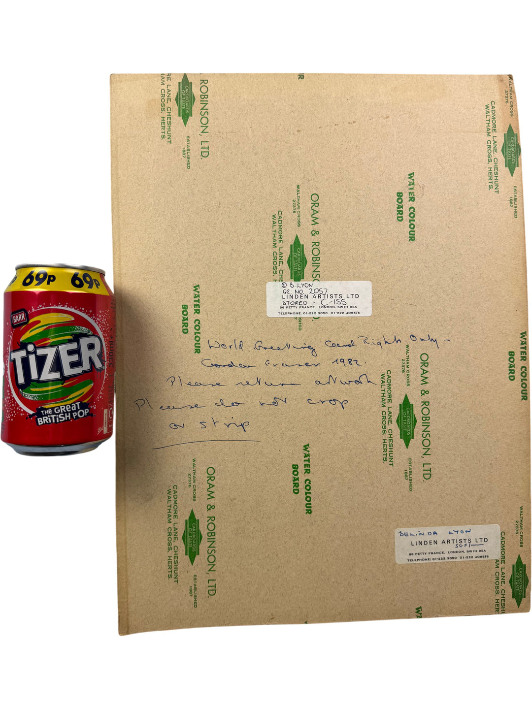 Illustrative Greeting Card Design 1982 - Think Vintage