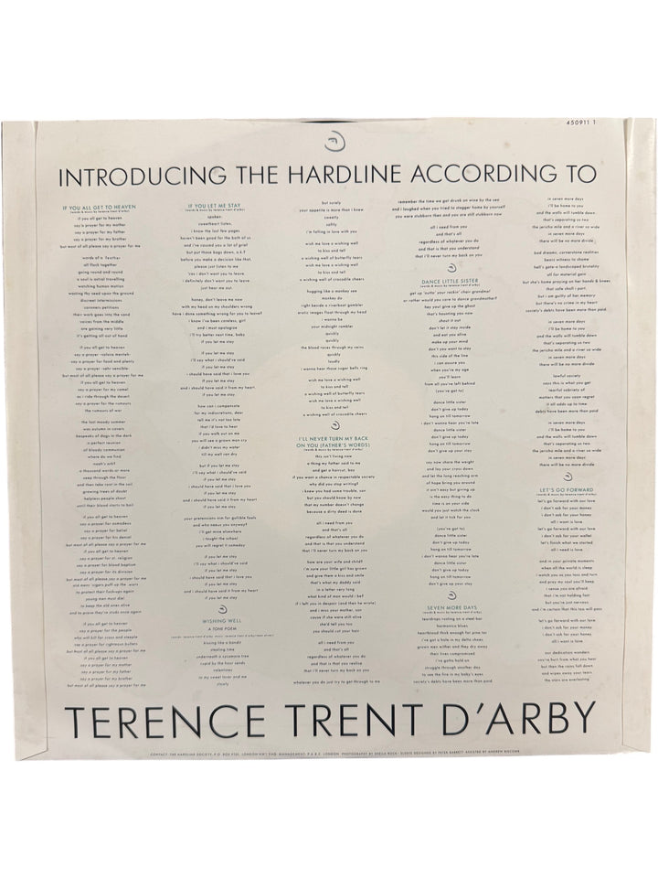 Introducing The Hardline According To Terence Trent D'Arby Vinyl - Think Vintage Online Ltd