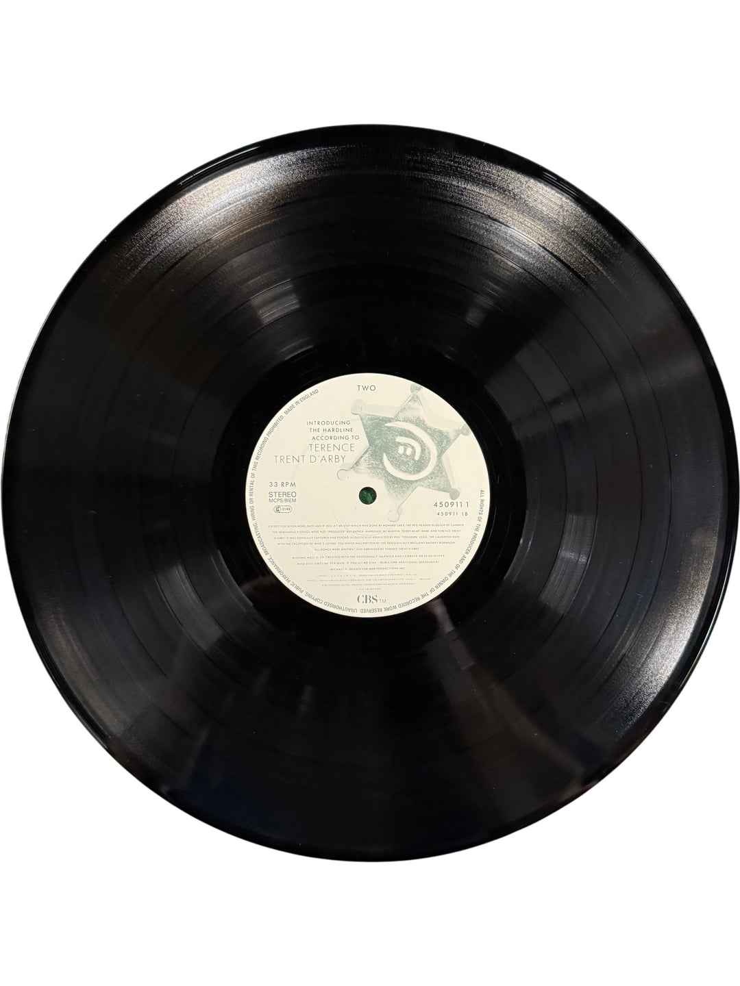 Introducing The Hardline According To Terence Trent D'Arby Vinyl - Think Vintage Online Ltd