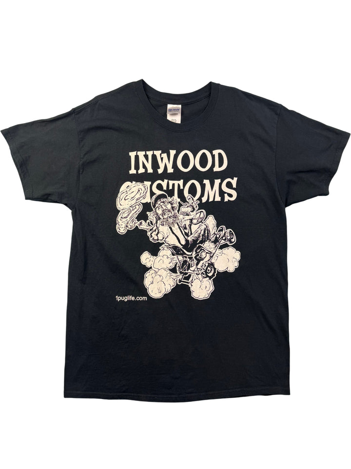 Inwood Customs Black Graphic T-Shirt - M