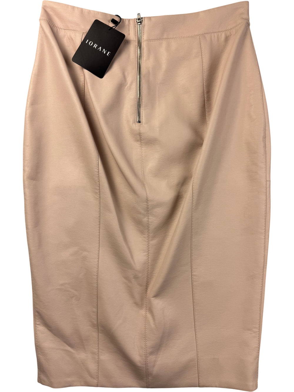 Iorane Beige Pencil Skirt - M - Think Vintage ltd