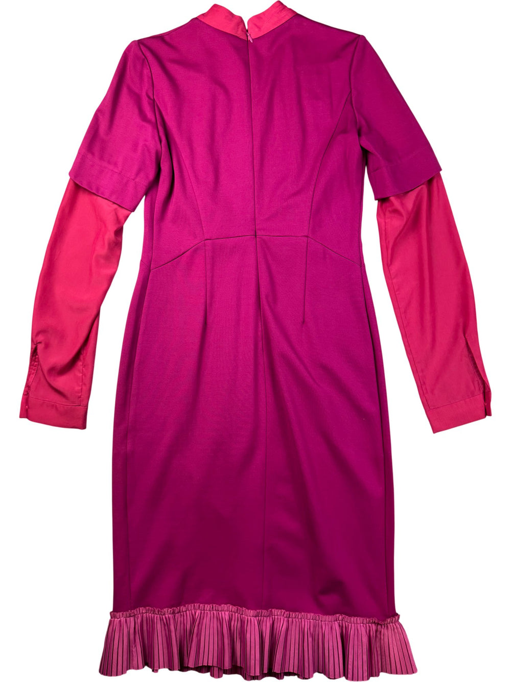 Isabel Garcia Fuchsia Long Sleeve Dress - S - Think Vintage ltd