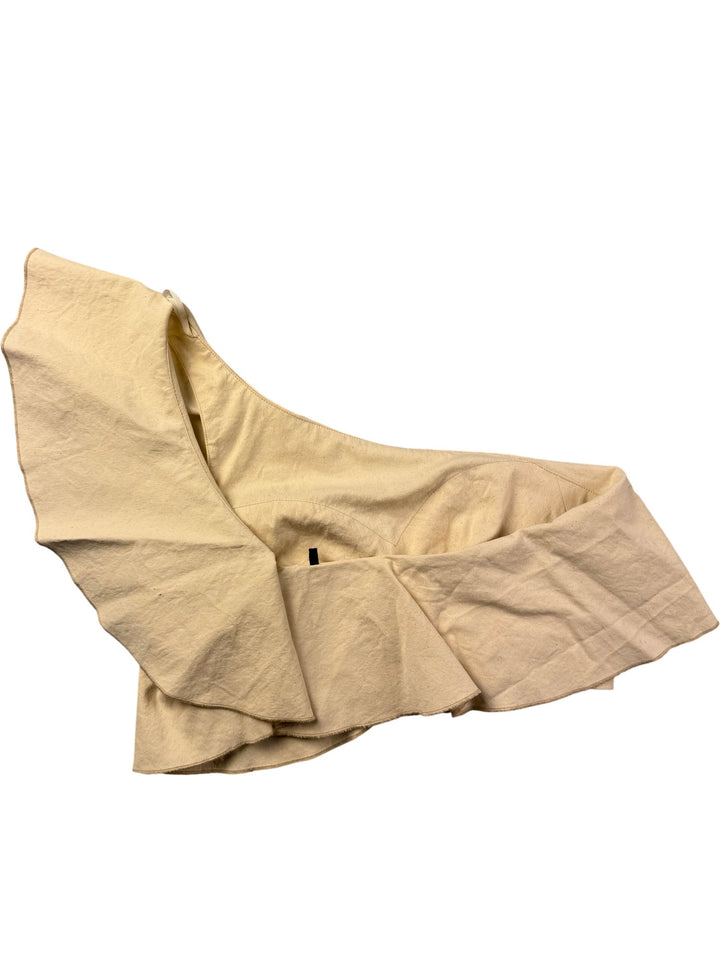 Isabel Marant Beige Asymmetrical One Shoulder Top - Think Vintage ltd