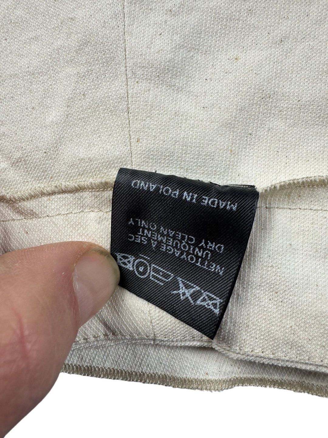 Isabel Marant Beige Asymmetrical One Shoulder Top - Think Vintage ltd