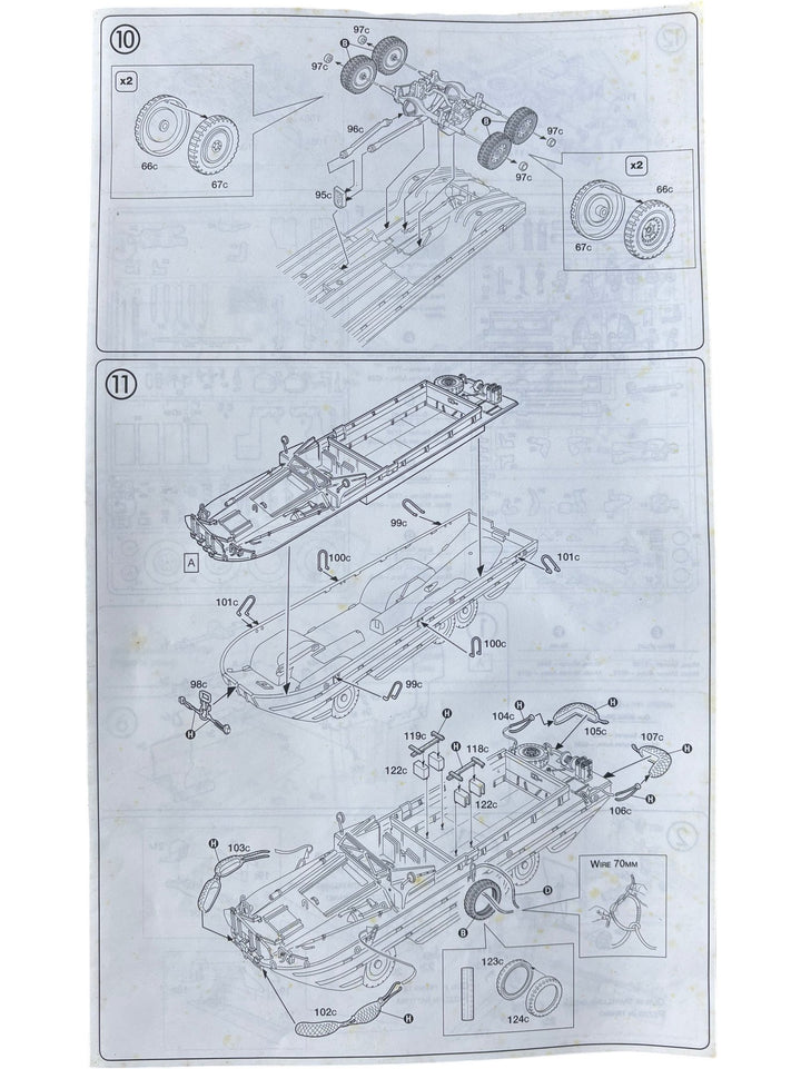 Italeri DUKW with 105mm Howitzer Model Kit 1:35 Scale No 6429 - Think Vintage ltd