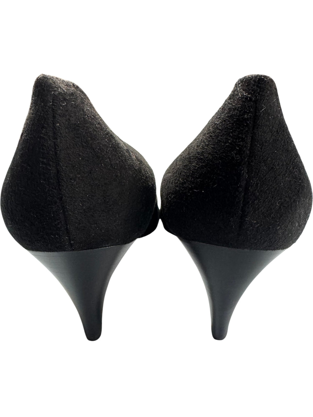 Italian Brown Suede Pumps - 7.5 - Think Vintage ltd