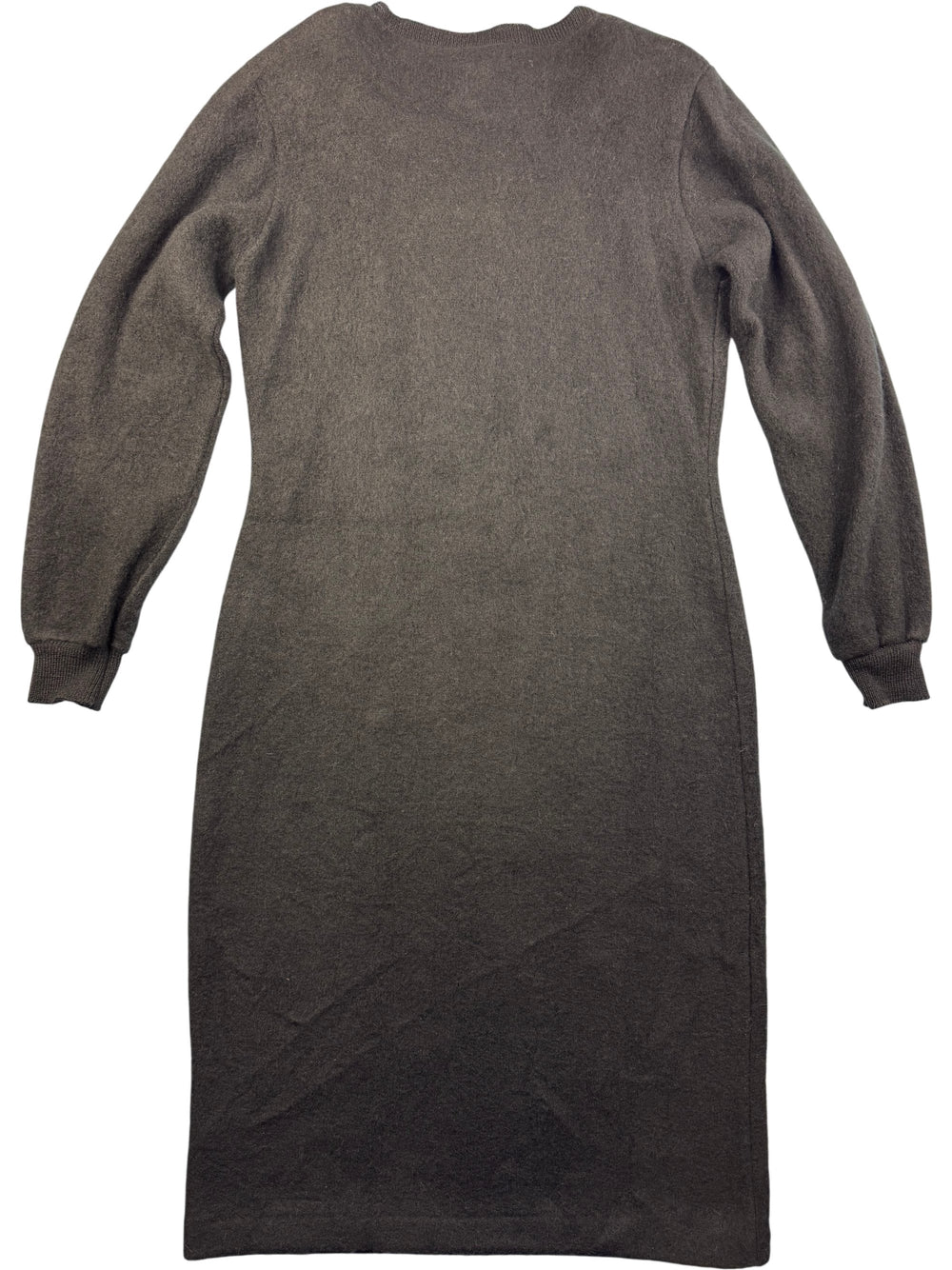 Italian Long Sleeve Knit Dress - L - Think Vintage Online Ltd
