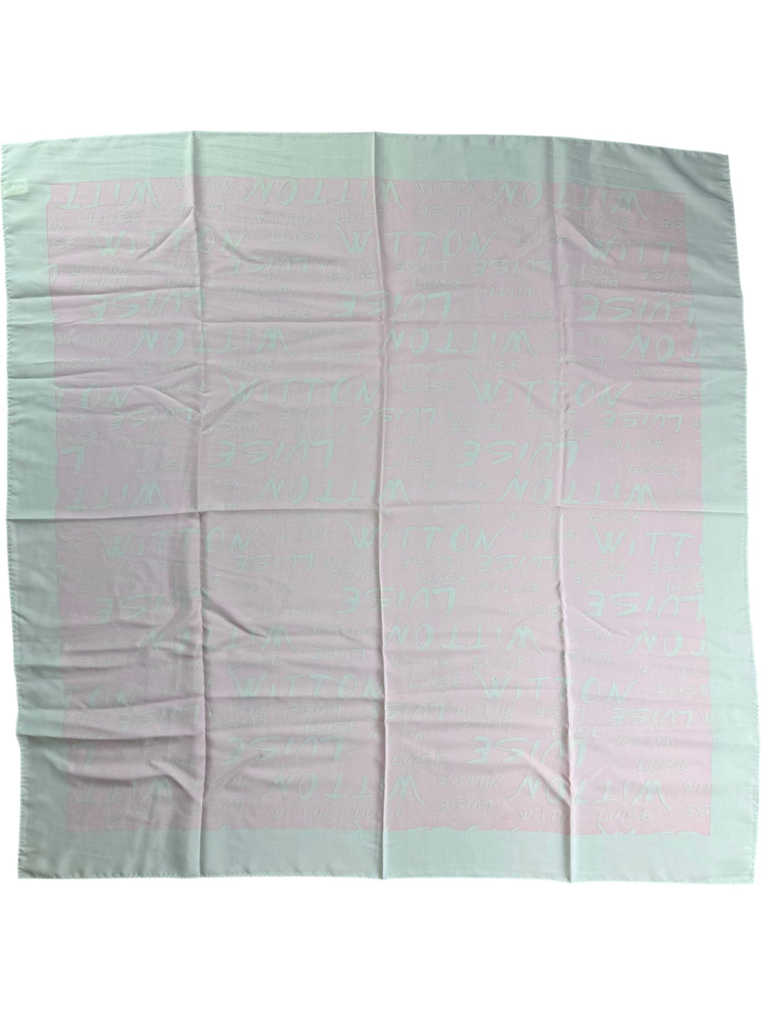 Italian Silk Square Scarf - Think Vintage ltd
