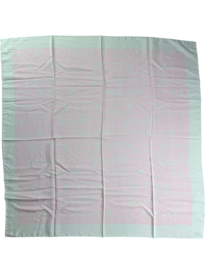 Italian Silk Square Scarf - Think Vintage ltd
