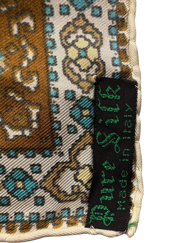 Italian Silk scarf - Think Vintage ltd