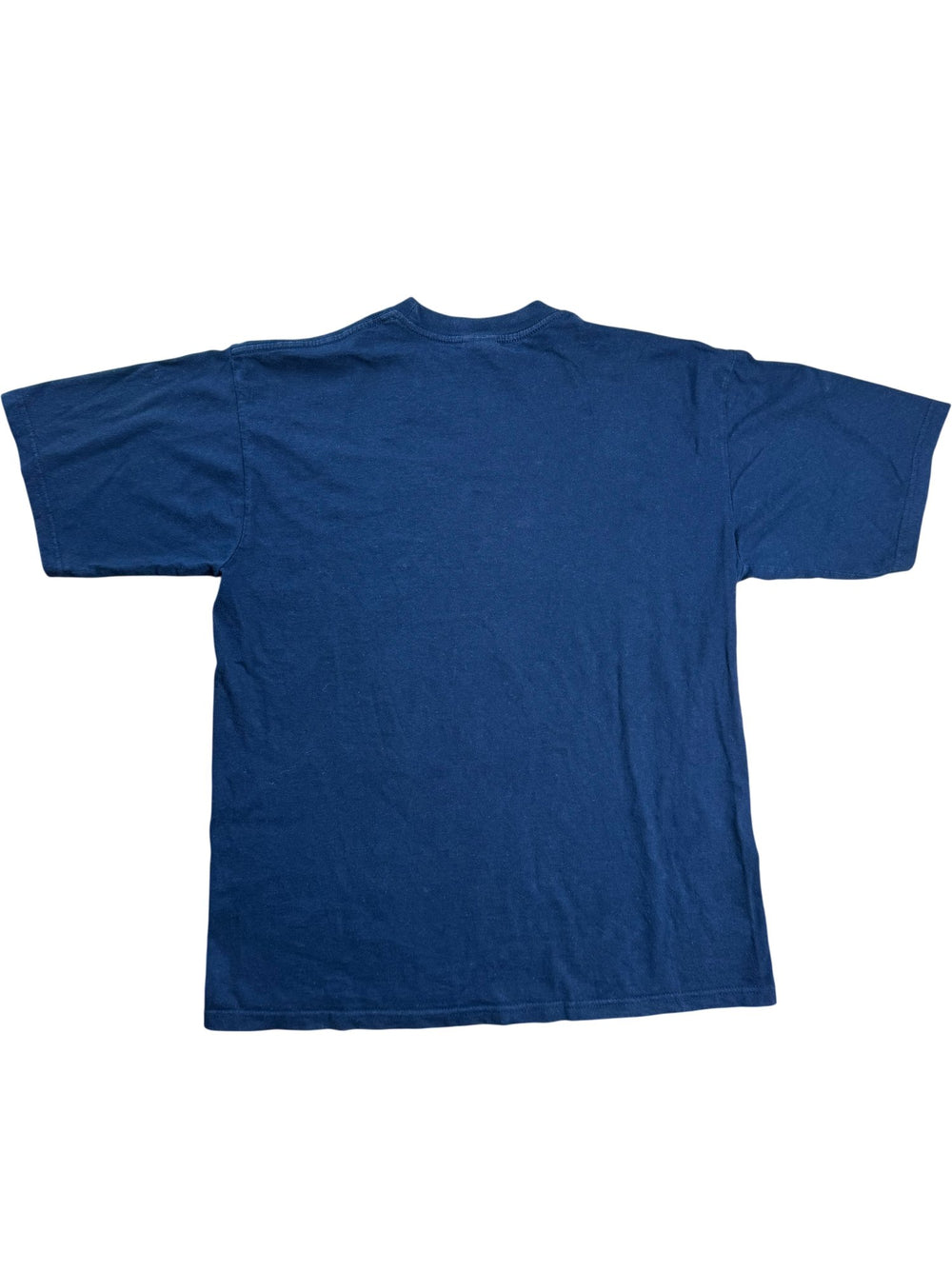 JERZEES Navy Graphic T-Shirt - M - Think Vintage ltd