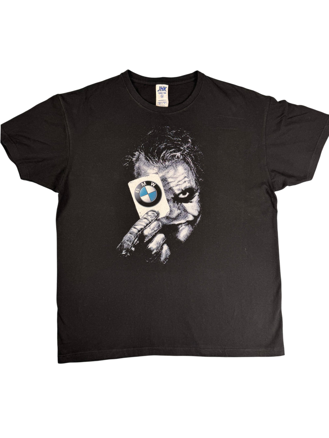 JHK Black Graphic T-Shirt - M - Think Vintage