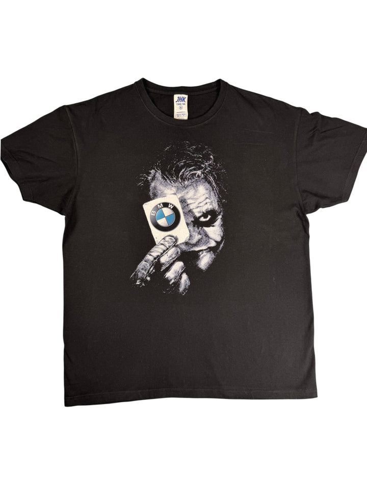 JHK Black Graphic T-Shirt - M - Think Vintage