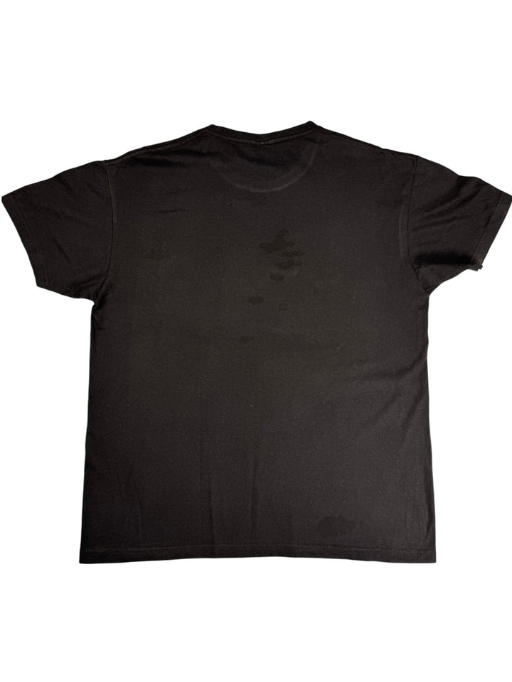 JHK Black Graphic T-Shirt - M - Think Vintage ltd