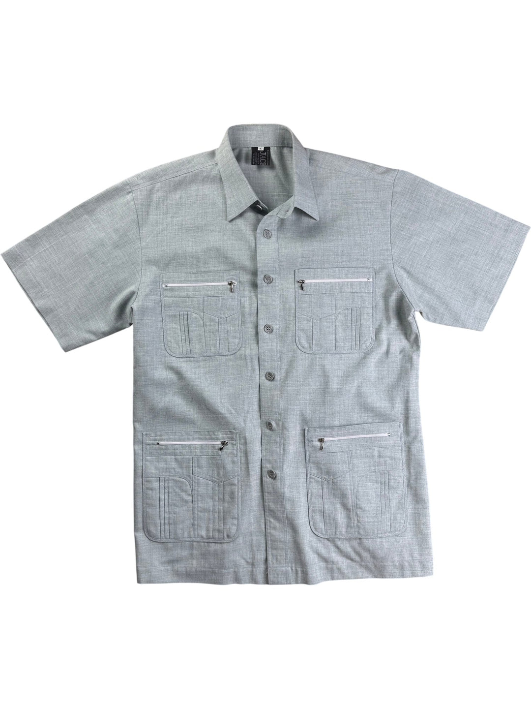 Jack Short Sleeve Utility Shirt - M - Think Vintage ltd