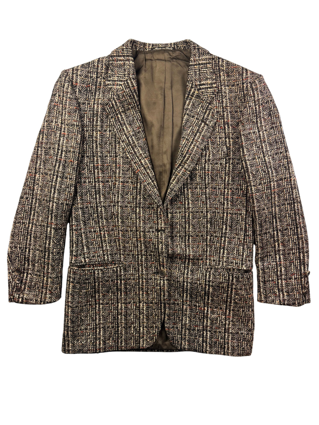 Jaeger Italian Textured Suit Jacket - L - Think Vintage Online Ltd