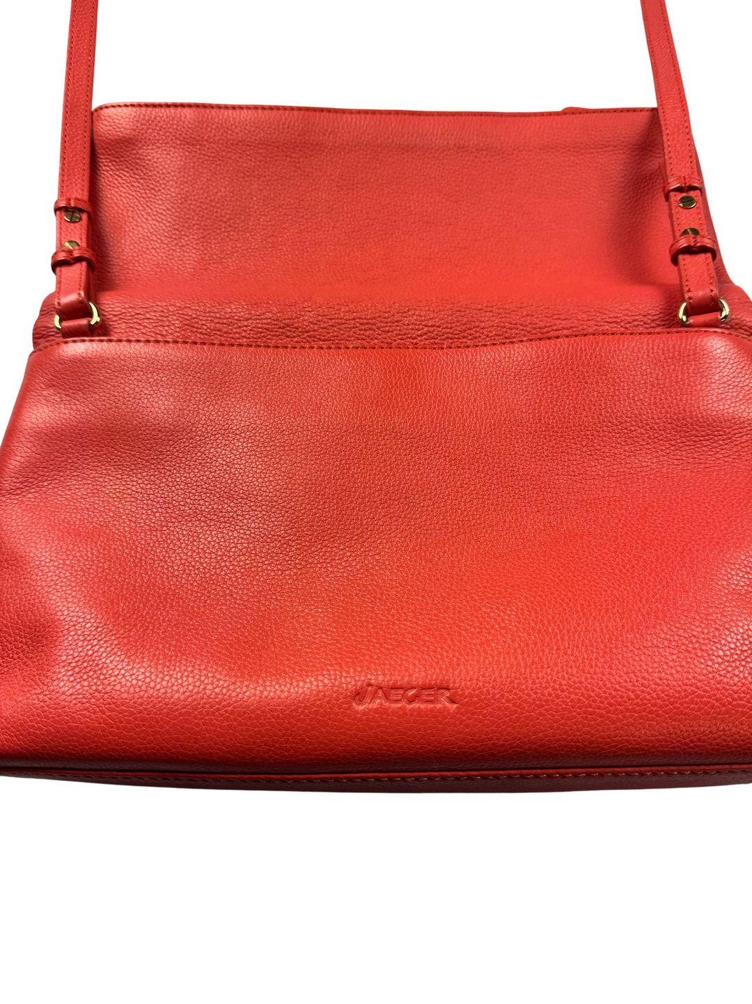 Jaeger Red Crossbody Bag - Think Vintage ltd
