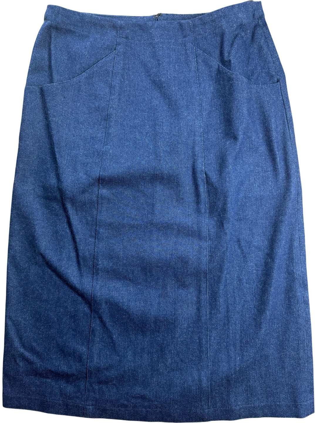 Jake Indigo Denim Skirt - W28 - Think Vintage ltd