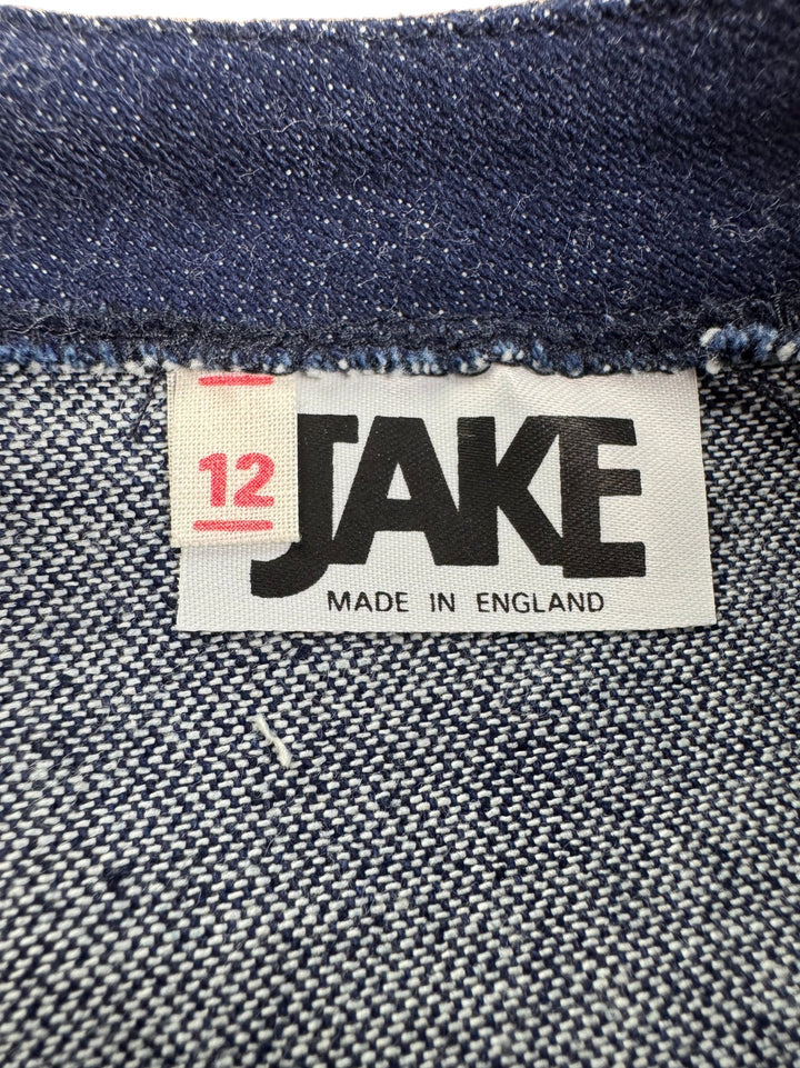 Jake Indigo Denim Skirt - W28 - Think Vintage ltd